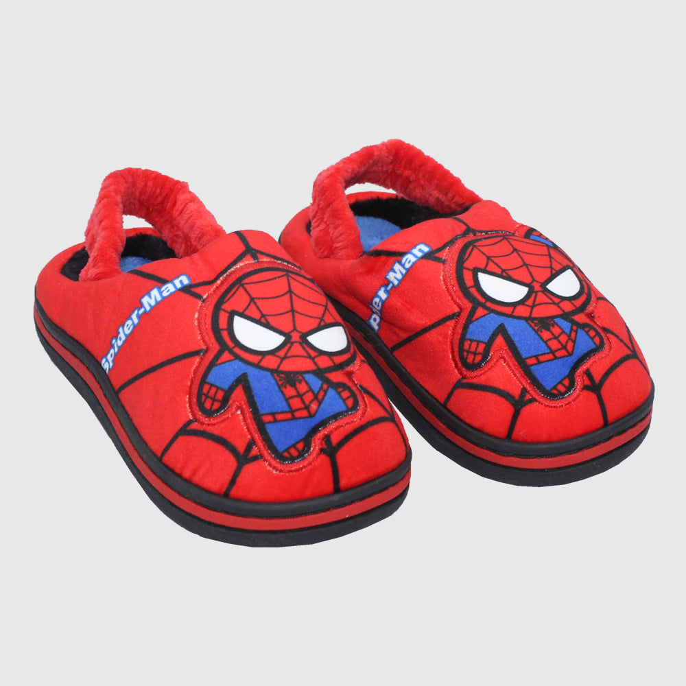 Boys' Soft Slippers (Spiderman)