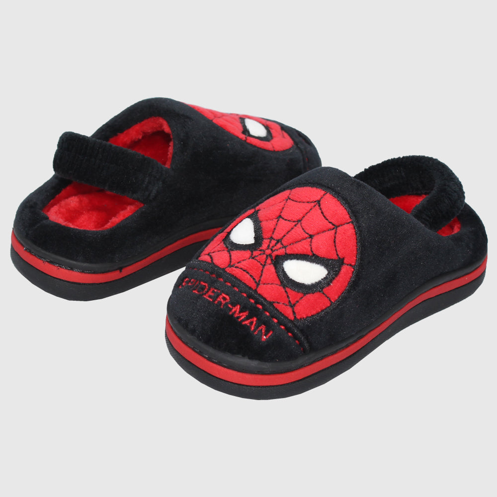 Boys' Soft Slippers (Spiderman)