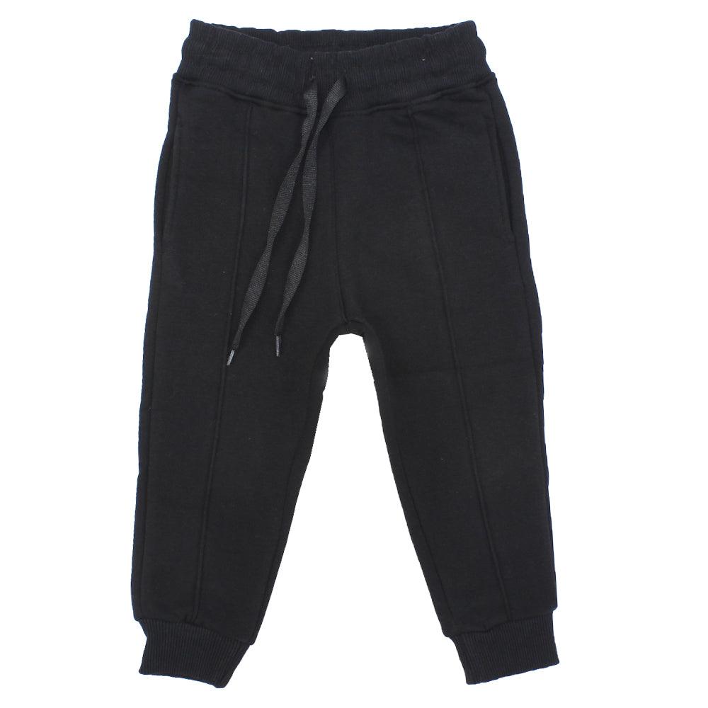 Fleeced Black Sweatpants