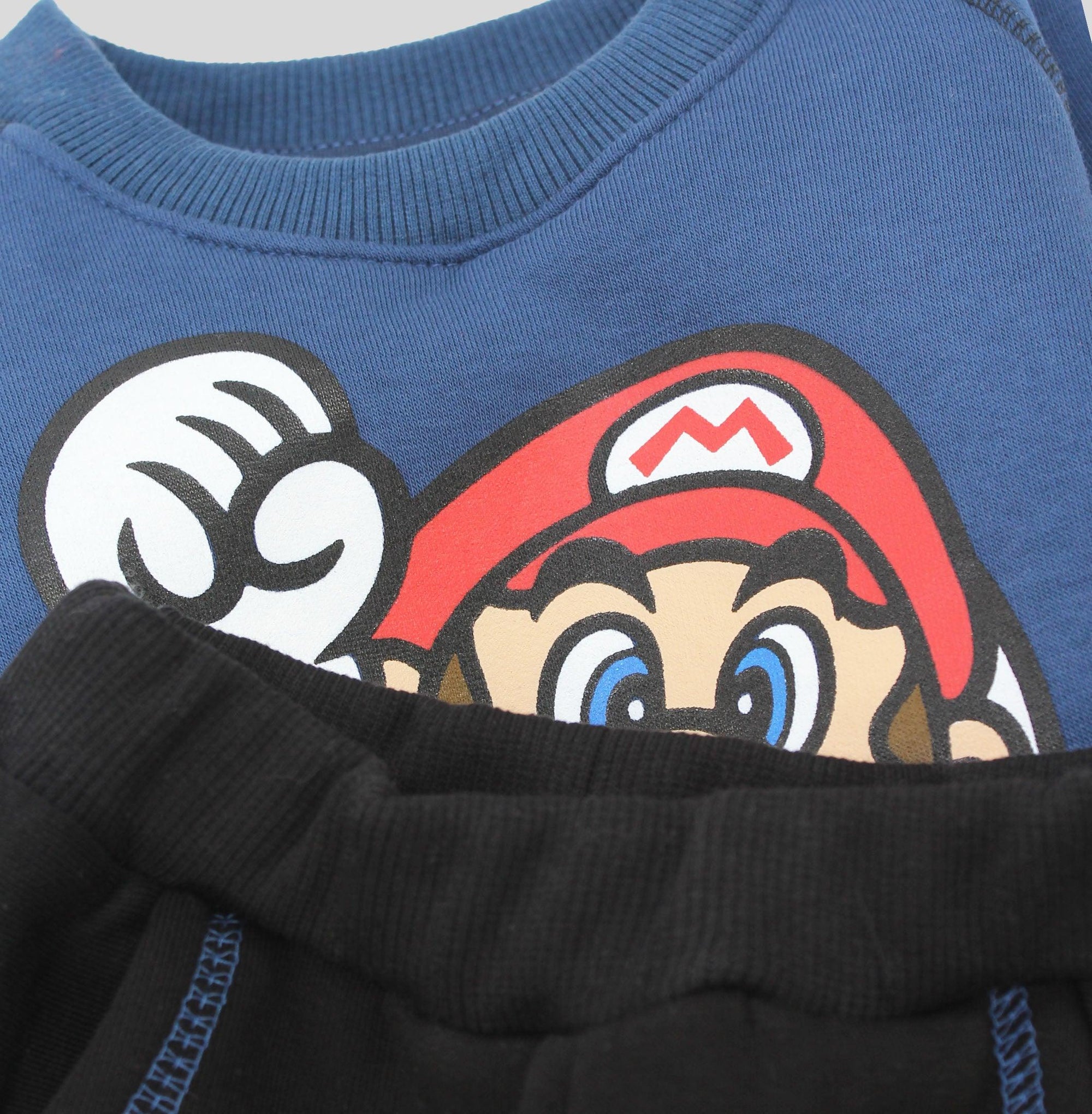 Super Mario Long-Sleeved Fleeced Pajama - Ourkids - JOKY