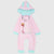 Pink Footless Hooded Onesie - Ourkids - Lumex