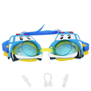 Adjustable Kids Swimming Goggles Anti Fog Waterproof Diving Accessories (Cars) - Ourkids - OKO
