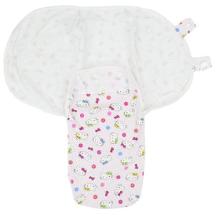 Baby Swaddle (White With Hello Kitty) - Ourkids - Bella Bambino