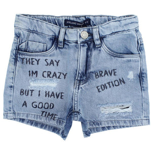 Crazy Jean Shorts - Ourkids - Solang