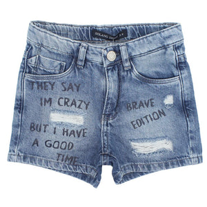 Crazy Jean Shorts - Ourkids - Solang