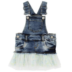 Faded Jeans Overall - Ourkids - Quokka