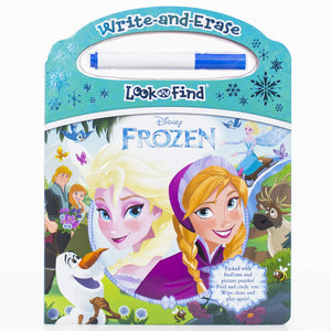 Frozen - Write-and-Erase Look and Find - Wipe Clean Learning Board - Ourkids - OKO
