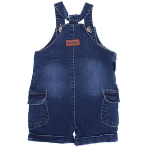 Jeans Overall With Front Bows - Ourkids - Quokka