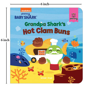 Pinkfong Baby Shark - Grandpa Shark's Hot Clam Buns : Padded Story Books - Ourkids - Wonder House Books