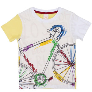 Short-Sleeved Bicycle T-Shirt - Ourkids - Quokka