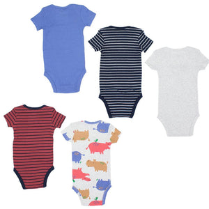 Short-Sleeved Onesie (Pack Of 5) - Ourkids - Carter's