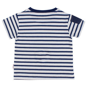 Short-Sleeved Striped T-Shirt - Ourkids - Quokka