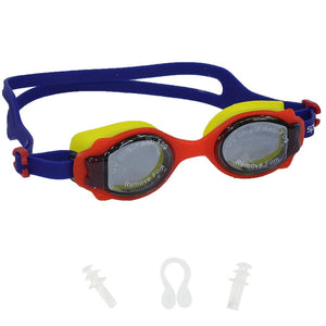 Swimming Goggles (Blue, Orange & Yellow) - Ourkids - Speedo