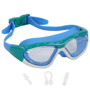 Swimming Goggles (Blue, White & Green) - Ourkids - Speedo