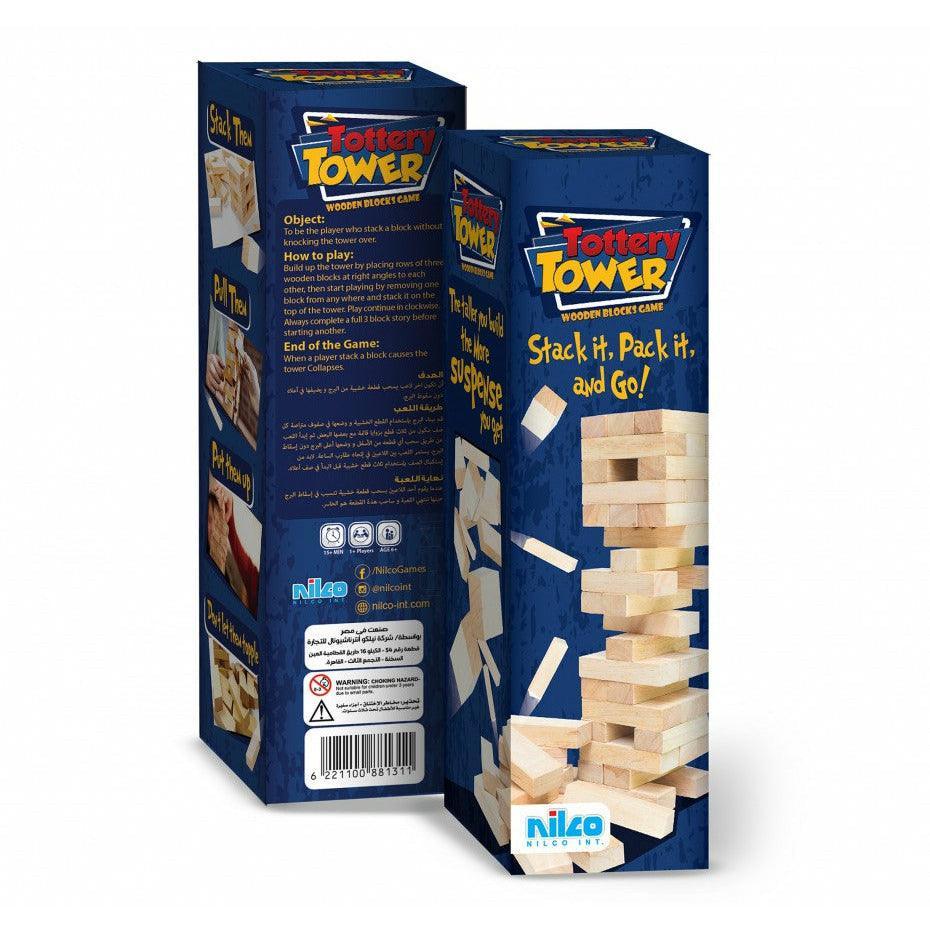 Nilco Tottery Tower Wooden Blocks - Ourkids - Nilco